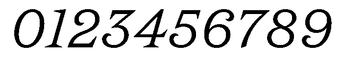 New Atlas Regular Italic Font OTHER CHARS