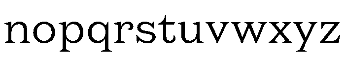 New Atlas Regular Font LOWERCASE