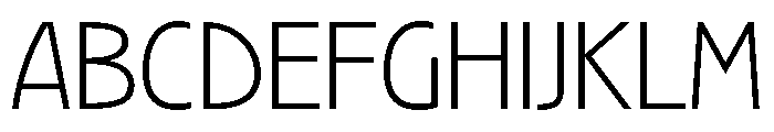 New Cordial ExtraLight Font UPPERCASE