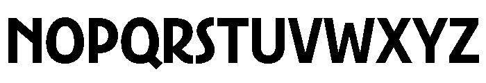 New Cordial SemiBold Font UPPERCASE