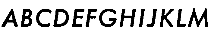 Newshound Medium Italic Font UPPERCASE