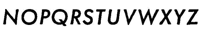 Newshound Medium Italic Font UPPERCASE