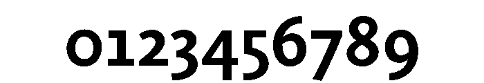 Nexus Sans Bold Font OTHER CHARS