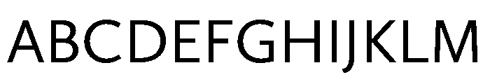Nexus Sans Regular Font UPPERCASE