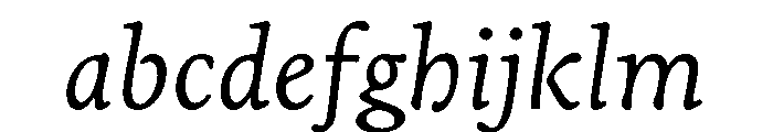 Nexus Serif Italic FONT