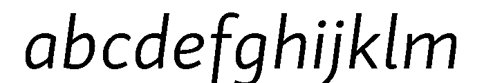 Nexus Serif Light Italic FONT