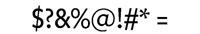 Nexus Serif Medium Font OTHER CHARS