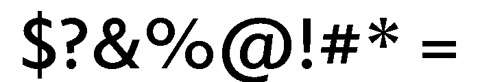 Nexus Serif Semibold Font OTHER CHARS