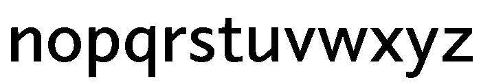 Nexus Serif Semibold Font LOWERCASE