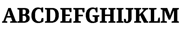 Nexus Typewriter Extra Bold Font UPPERCASE