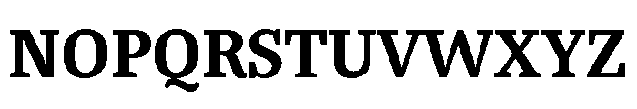 Nexus Typewriter Extra Bold Font UPPERCASE