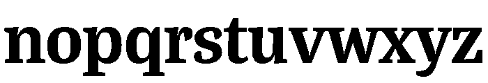Nexus Typewriter Extra Bold Font LOWERCASE