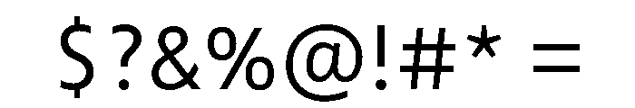 Nexus Typewriter Light Font OTHER CHARS