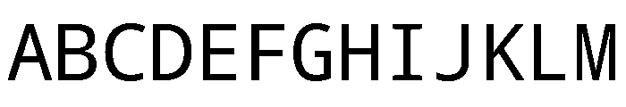 Nexus Typewriter Regular Font UPPERCASE