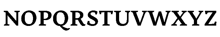 Nexus Typewriter Semibold Font UPPERCASE
