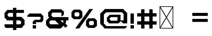 NEBULA ROVER Font OTHER CHARS