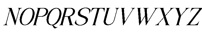 NECTAVIA Italic Italic Font UPPERCASE