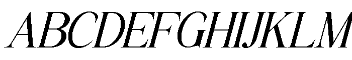 NECTAVIAItalic-Italic Font UPPERCASE