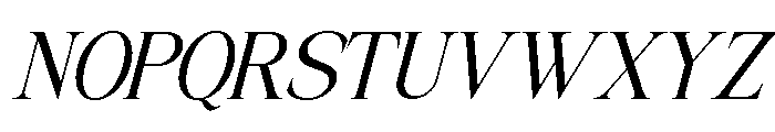 NECTAVIAItalic-Italic Font UPPERCASE
