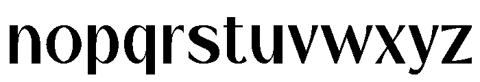 NEGEN Font LOWERCASE