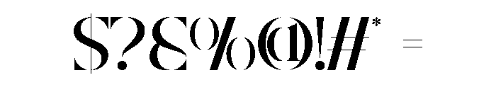 NEILORA-Regular Font OTHER CHARS