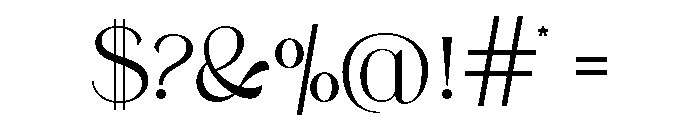 NEMATHO Regular Font OTHER CHARS