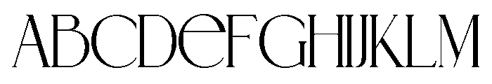 NEMATHO Regular Font UPPERCASE