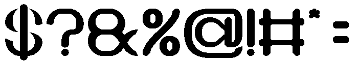 NEO LOGIC Bold Font OTHER CHARS