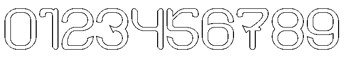 NEO LOGIC-Hollow Font OTHER CHARS