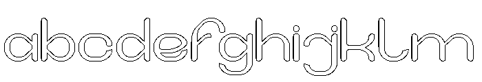 NEO LOGIC-Hollow FONT