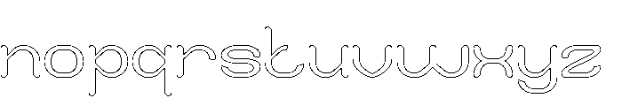 NEO LOGIC-Hollow Font LOWERCASE