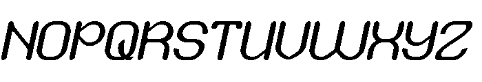 NEO LOGIC Italic Font UPPERCASE