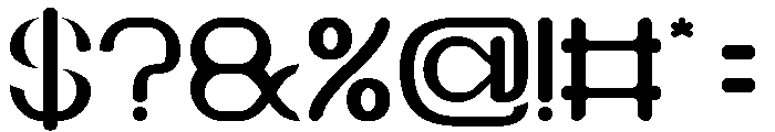NEO LOGIC Font OTHER CHARS