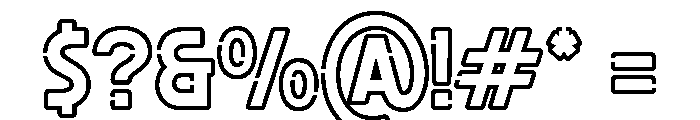 NEONISM-Regular Font OTHER CHARS