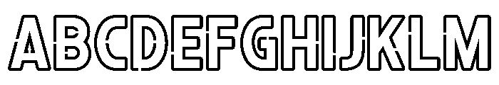 NEONISM-Regular Font UPPERCASE