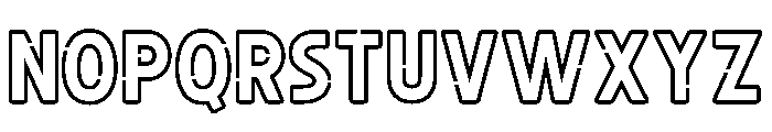 NEONISM-Regular Font UPPERCASE