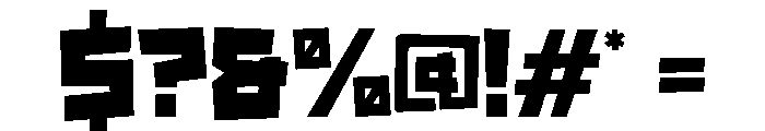 NESIEDEG-Regular Font OTHER CHARS