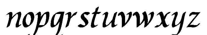 NEW YEAR ELEGANCE Font LOWERCASE