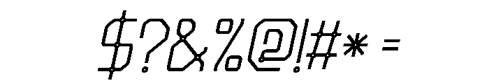 NEXA Italic Font OTHER CHARS