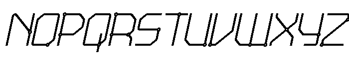NEXA Italic Font UPPERCASE