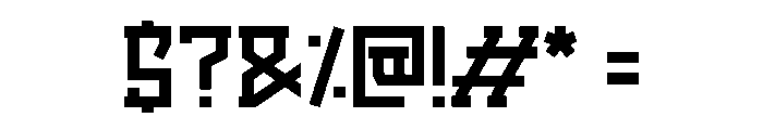 NEXAR Font OTHER CHARS