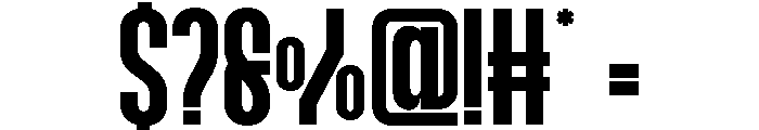 NEXORA-Condensed Font OTHER CHARS