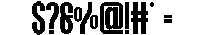 NEXORA-Expanded Font OTHER CHARS