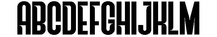 NEXORA Extra Condensed Font UPPERCASE