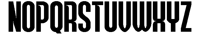 NEXORA Extra Condensed Font UPPERCASE