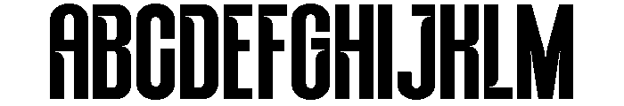 NEXORA Extra Expanded Font UPPERCASE