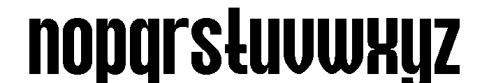 NEXORA-ExtraCondensed Font LOWERCASE