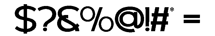 NEXORA-Regular Font OTHER CHARS