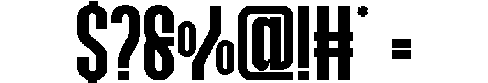 NEXORA Semi Condensed Font OTHER CHARS