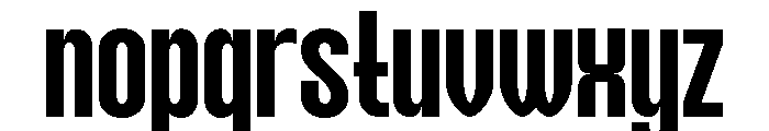 NEXORA Semi Condensed Font LOWERCASE